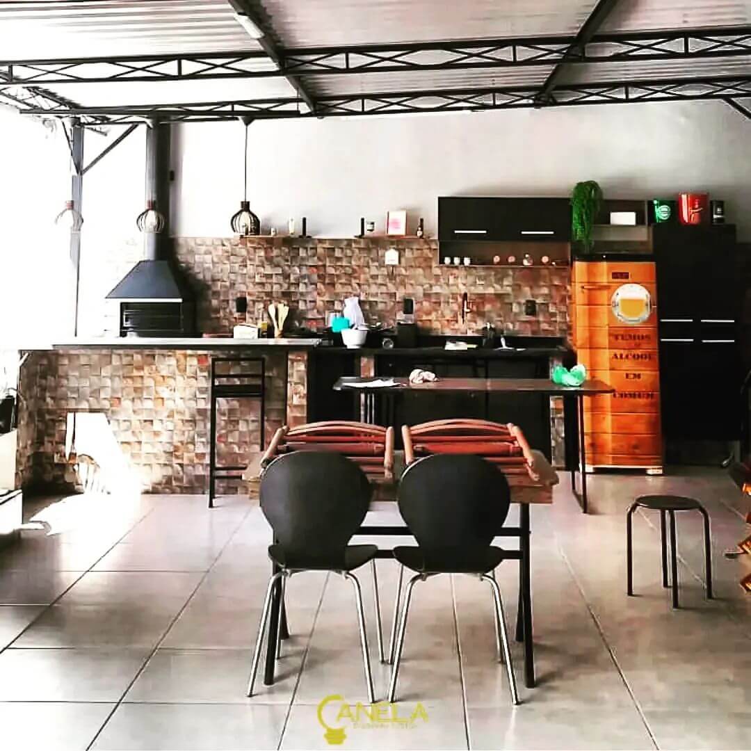 Instalação elétrica em área gourmet