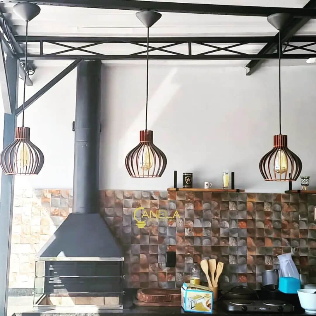 Instalação elétrica em área gourmet